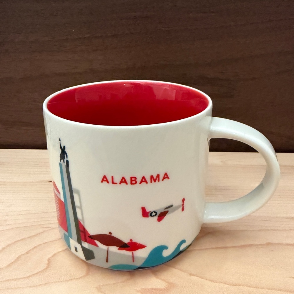 Alabama State You Are Here Starbucks Ceramic Mug